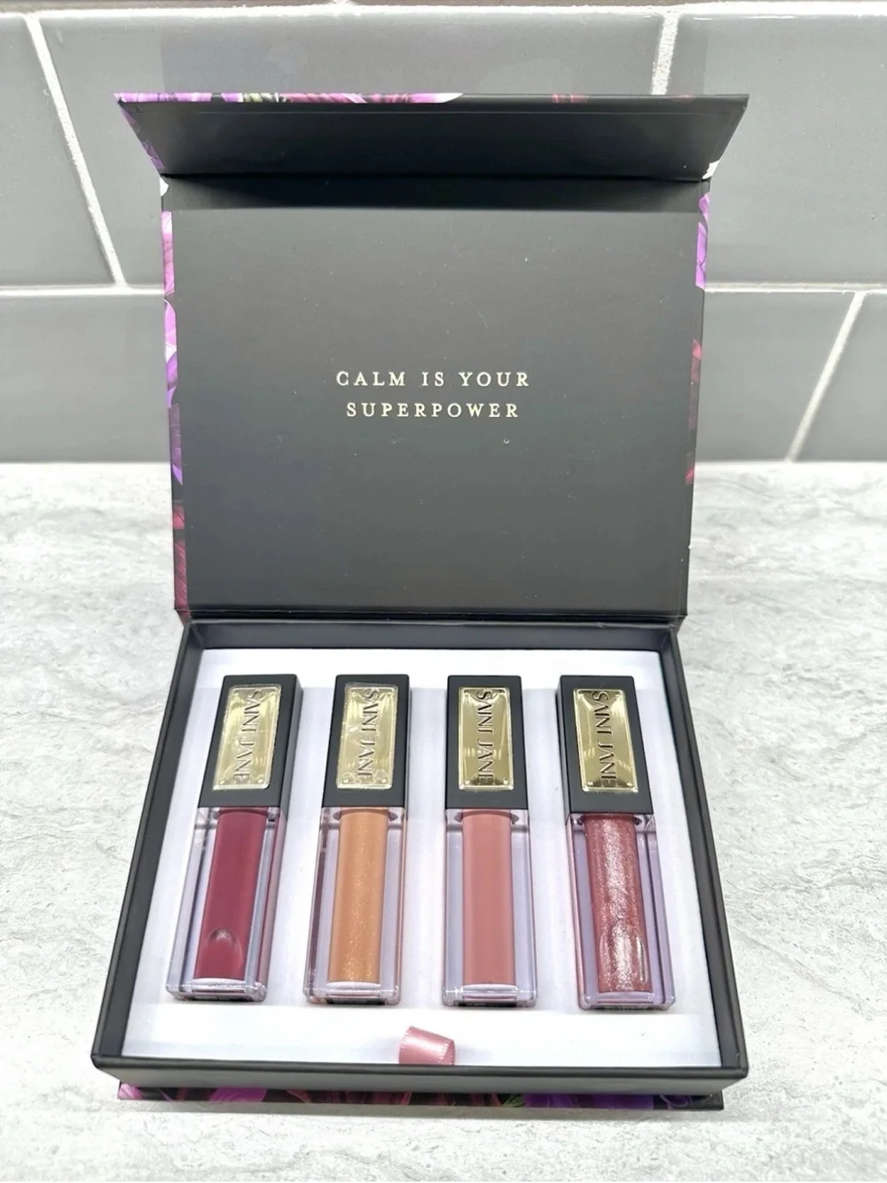 Saint Jane Limited Edition Luxury Lip Oil Set Of 4 Shades